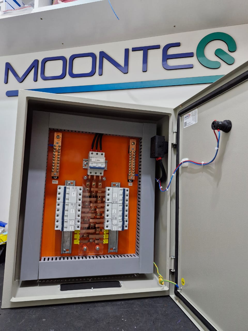 Painel elétrico na Moonteq em Sorocaba